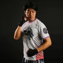 Tuff Muay Thai Shirt True Power White Twin Tigers