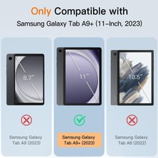 Fogy Samsung Galaxy Tab A9 Plus 11 Inç SM-X210 Uyumlu Kılıf Smart Cover Standlı Arkası Mat Şeffaf Kapak