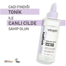 Vitayes Aha %10 Bha %2 Kırmızı Peeling Cilt Serumu ve Cadı Fındığı Glikolik Asit Yüz Toniği Cilt Bakım Seti