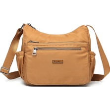 Barcelona Saten Kumaş Askılı Postacı Kadın Çantası Barcelona 2137