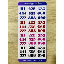 Cuppy Box Numeroloji Sticker 36 Adet Sticker