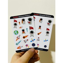 Cuppy Box Türk Astronot Sticker 32 Adet Sticker