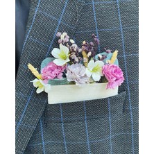 Zb Flowers Damat Yaka Çiçeği Sağdıç Çiçeği,gelin Çiçeği,yaka Çiçeği,yaka Kartı