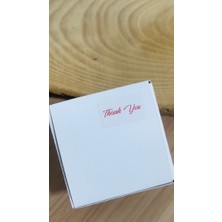 Butik Sosyetik Thank You El Yazılı Yapışkanlı Etiket 20X15MM 200 Adet