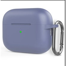 FirstModel Apple  Pro 2. Nesil Uyumlu Lansman Silikon Kulaklık Kılıfı Mavi