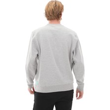 ESWTP0005 Esqudo Sweatshırt Prınt Erkek Sweatshirt Gri