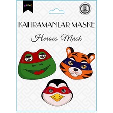 Kidspartim Kahramanlar Maske 3 Lü