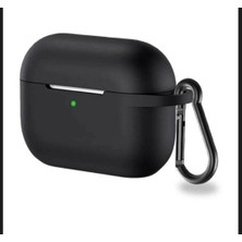 FirstModel Apple  Pro 1. Nesil Uyumlu Silikon Kulaklık Kılıfı Siyah