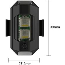 Zoli 1 Adet Kablosuz Mini LED Lamba - Çakar Modlu 7 Farklı Renk - Motosiklet/araba/bisiklet LED Aksesuarı