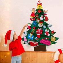 Pengfushop4 Noel Ağacıc Tarzı Çocuklar Dıy Keçe Noel Ağacı Noel Dekorasyonu Ev Navidad Yeni Yıl Hediyeleri Noel Süsleri Noel Baba Noel Ağacı (Yurt Dışından)