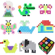 Pengfushop4 No.04 Stili Et 42 Renkler Su Püskürtme Aqua Perler Sihirli Boncuklar Eğitici 3D Bulmacalar Çocuk Çocuk Oyuncakları Için Aksesuarlar (Yurt Dışından)