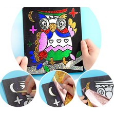 Pengfushop4 Ahşap Kalem Stili Dıy Karikatür Sihirli Transfer Boyama El Sanatları Çocuklar Için Sanat ve El Sanatları Oyuncaklar Çocuklar Için Yaratıcı Eğitici Öğrenme Çizim Oyuncaklar (Yurt Dışından)