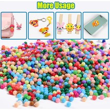 Pengfushop4 Kumral Tarzı Antistres Boncuklar Sevimli Yaratıcı Sihirli Dolum Bulmaca Aquabeads Su Püskürtme Boncuk Seti Top Çocuk Oyunları 3D Dıy Eğitim (Yurt Dışından)