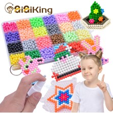 Pengfushop4 Kumral Tarzı Antistres Boncuklar Sevimli Yaratıcı Sihirli Dolum Bulmaca Aquabeads Su Püskürtme Boncuk Seti Top Çocuk Oyunları 3D Dıy Eğitim (Yurt Dışından)