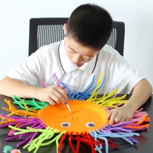 Pengfushop4 100 Adet Radom Renk Stili Et Eğitici Oyuncaklar Montessori Materyalleri Şönil Çocuk Çubukları Bulmaca Zanaat Renkli Boru Büküm Çubuk El Yapımı Dıy Oyuncaklar (Yurt Dışından)
