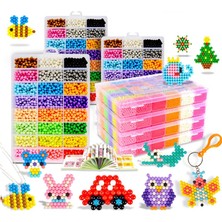 Pengfushop4 24RENK 3600 Adet Tarzı 4.5 mm Antistres Boncuk Sevimli Yaratıcı Sihirli Dolum Bulmaca Aquabeads Su Püskürtme Boncuk Seti Top Çocuk Oyunları 3D Dıy Eğitim (Yurt Dışından)