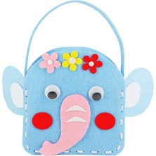 Pengfushop4 Rastgele Bir Stil Dıy Mini Dokunmamış Kumaş Kumaş Çanta Çocuk Dikiş Oyuncaklar Çanta Kumaş Renkli El Yapımı Karikatür Hayvan Çocuk Çantaları Hediye (Yurt Dışından)