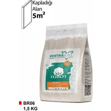 Ventrawall Isı ve Ses Yalıtımlı Sürülen Duvar Kağıdı Kendinden Yapışkanlı %100 Pamuk Kahverengi-BR06-1,5 kg 5m²