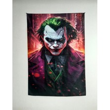 Owl Bag Eye Of Joker Desenli Tasarım Duvar Halısı