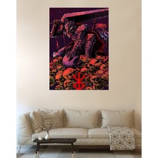 Owl Bag Anime Berserk 8 Nolu Desenli Tasarım Duvar Halısı