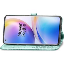 Bdt Shop Oneplus 8 Için Kılıf Pro Darbeye Deri Kılıf Zarif Desen Basit (Yurt Dışından)