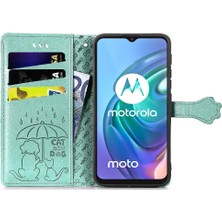 Bdt Shop Moto G30 Kısa Kayış Karikatür Hayvanlar Için Kılıf Kapak Çevirin Darbeye Vaka (Yurt Dışından)