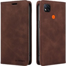 Bdt Shop Xiaomi Poco C3 Için Folio Cüzdan Manyetik Pu Deri Koruyucu Kılıf (Yurt Dışından)