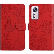 Bdt Shop Xiaomi 12 Için Kılıf Pro Darbeye Deri Kılıf Pu Deri Kapak Çevirin ve (Yurt Dışından)