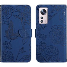 Bdt Shop Xiaomi 12 Için Kılıf Pro Darbeye Deri Kılıf Pu Deri Kapak Çevirin ve (Yurt Dışından)