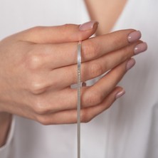 Hom Silver Jewelry 925 Ayar Gümüş Kişiye Özel Üzerine Yazı Yazılabilen Italyan Bileklik HSJ0082