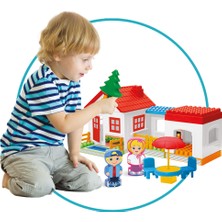 Fen Toys 03135 Tek Katlı Ev Blokları 36 Parça -Dede