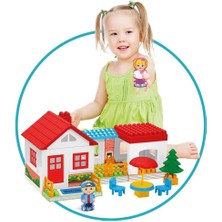 Fen Toys 03135 Tek Katlı Ev Blokları 36 Parça -Dede