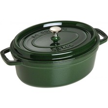 Staub La Cocotte Oval Döküm Tencere Fesleğen Yeşili 29Cm