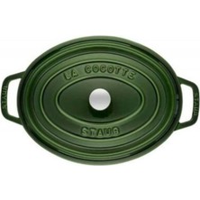 Staub La Cocotte Oval Döküm Tencere Fesleğen Yeşili 29Cm