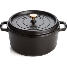 Staub La Cocotte Döküm Tencere Siyah 24Cm