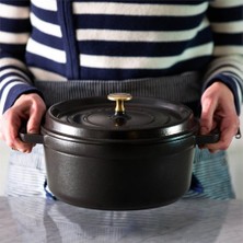 Staub La Cocotte Döküm Tencere Siyah 24Cm