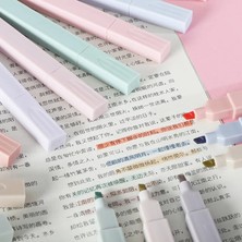 Mingjinshop3 Tuz Serisi Tarzı Et Yumuşak Ucu Fosforlu Açık Renk Kawaii Işaretleyici Kalem Dıy Fotoğraf Albümü Dergisi Floresan Kalem Öğrenci Kırtasiye (Yurt Dışından)