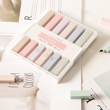 Mingjinshop3 Tuz Serisi Tarzı Et Yumuşak Ucu Fosforlu Açık Renk Kawaii Işaretleyici Kalem Dıy Fotoğraf Albümü Dergisi Floresan Kalem Öğrenci Kırtasiye (Yurt Dışından)