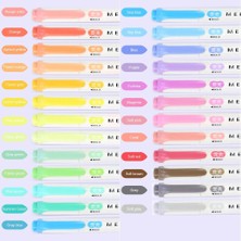 Mingjinshop3 25 Adet Tarzı Çift Kafa Floresan Fosforlu Kalem Işaretleyiciler Pastel Çizim Kalem Öğrenci Okul Ofis Malzemeleri Için Sevimli Kırtasiye (Yurt Dışından)