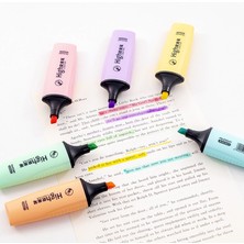 Mingjinshop3 B Tarzı 1 Adet Acıbadem Kurabiyesi Fosforlu Sevimli Eğimli Kafa Floresan Kalem Çocuklar Graffiti Marker Kalem Mermi Joural Kırtasiye Malzemeleri (Yurt Dışından)