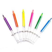 Mingjinshop3 No.5 Tarzı Iğne Tüp Şeker Renk Suluboya Kalem Karalama Çizim Renkli Fosforlu Kalemler Promosyon Işaretleyiciler Hediye Kırtasiye (Yurt Dışından)