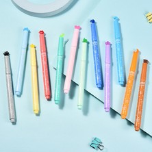 Mingjinshop3 1 Adet Yıldız Tarzı 6 Adetlot Sevimli Şeker Renkli Fosforlu Kalemler Mürekkepler Damga Kalem Yaratıcı Işaretleyici Kalem Okul Malzemeleri Ofis Kırtasiye Çocuklar Için Hediyeler (Yurt Dışından)