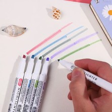 Mingjinshop3 10 Renk J Stili Colorsset Çift Kafa Mildliner Renk Fosforlu Kalem Floresan Fosforlu Kalemler Sanat Marker Okul ve Ofis Sanat Kırtasiye (Yurt Dışından)