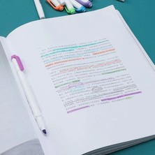 Mingjinshop3 10 Renk J Stili Colorsset Çift Kafa Mildliner Renk Fosforlu Kalem Floresan Fosforlu Kalemler Sanat Marker Okul ve Ofis Sanat Kırtasiye (Yurt Dışından)