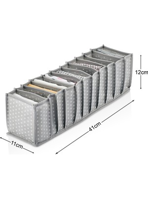 Serstil Çekmece Içi Iç Çamaşırı ve Çorap Düzenleyici Set Benekli