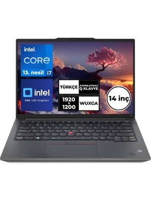 Lenovo Thinkpad E14 Gen 5 I7-13700H 32 GB 1 Tbssd 14" Wuxga Windows 10 Home 21JLS2TUL1 BT22