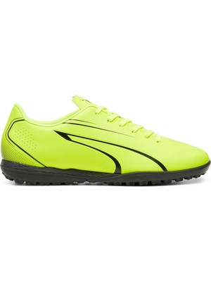 Puma Vıtorıa Tt Sarı Erkek Halı Saha Ayakkabısı Suni Deri Malzemeden Üretilmiştir