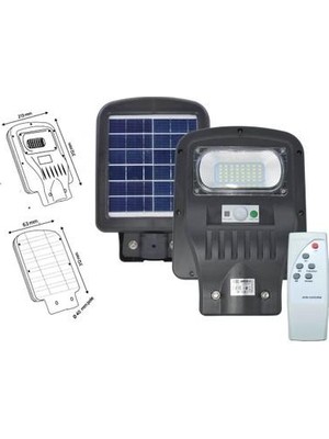 Horoz Grand-50 50W Beyaz LED Solar Sokak Armatürü