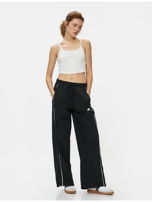 Koton Basic Crop Atlet Ince Askılı Ribanalı Pamuklu