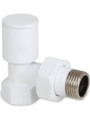 Tekno Trust Radyatör Havlupan Vanası Beyaz 1/2''